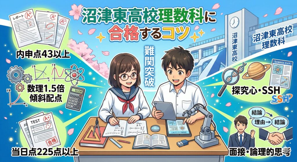 沼津東高校理数科に合格するコツ