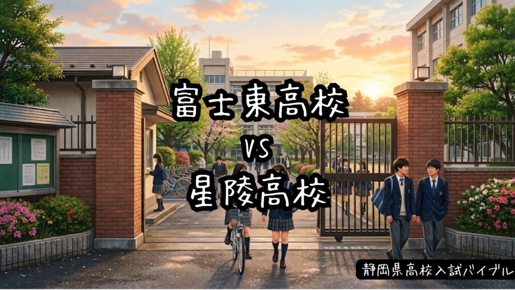 富士東高校vs星陵高校｜偏差値・部活・大学進学(2026-2027)