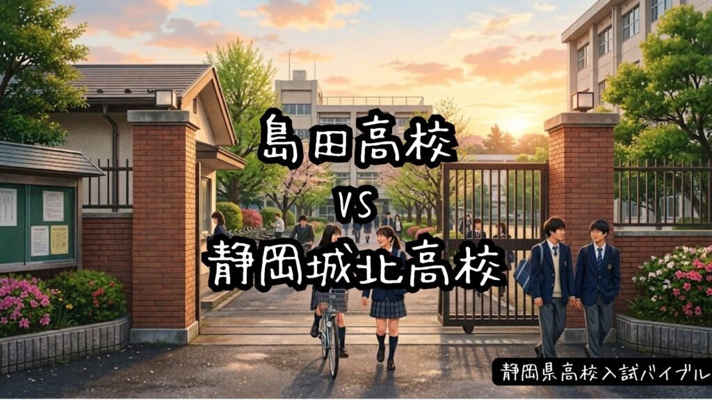 島田高校vs静岡城北高校｜偏差値・部活・大学進学(2026-2027)