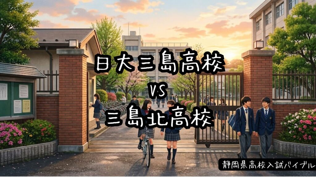 日大三島高校vs三島北高校｜偏差値・部活・大学進学(2026-2027)