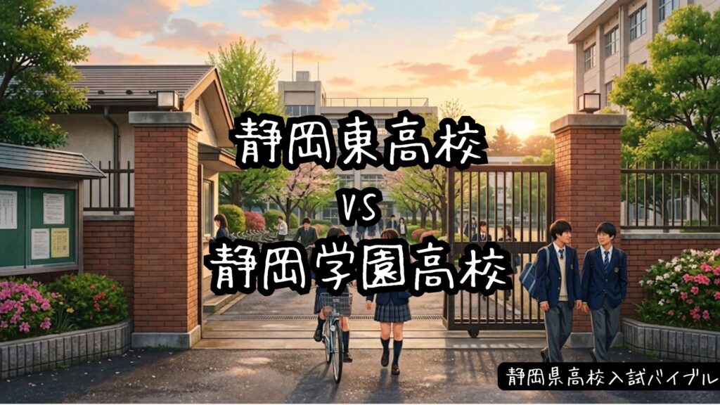 静岡東高校vs静岡学園高校｜偏差値・部活・大学進学(2026-2027)