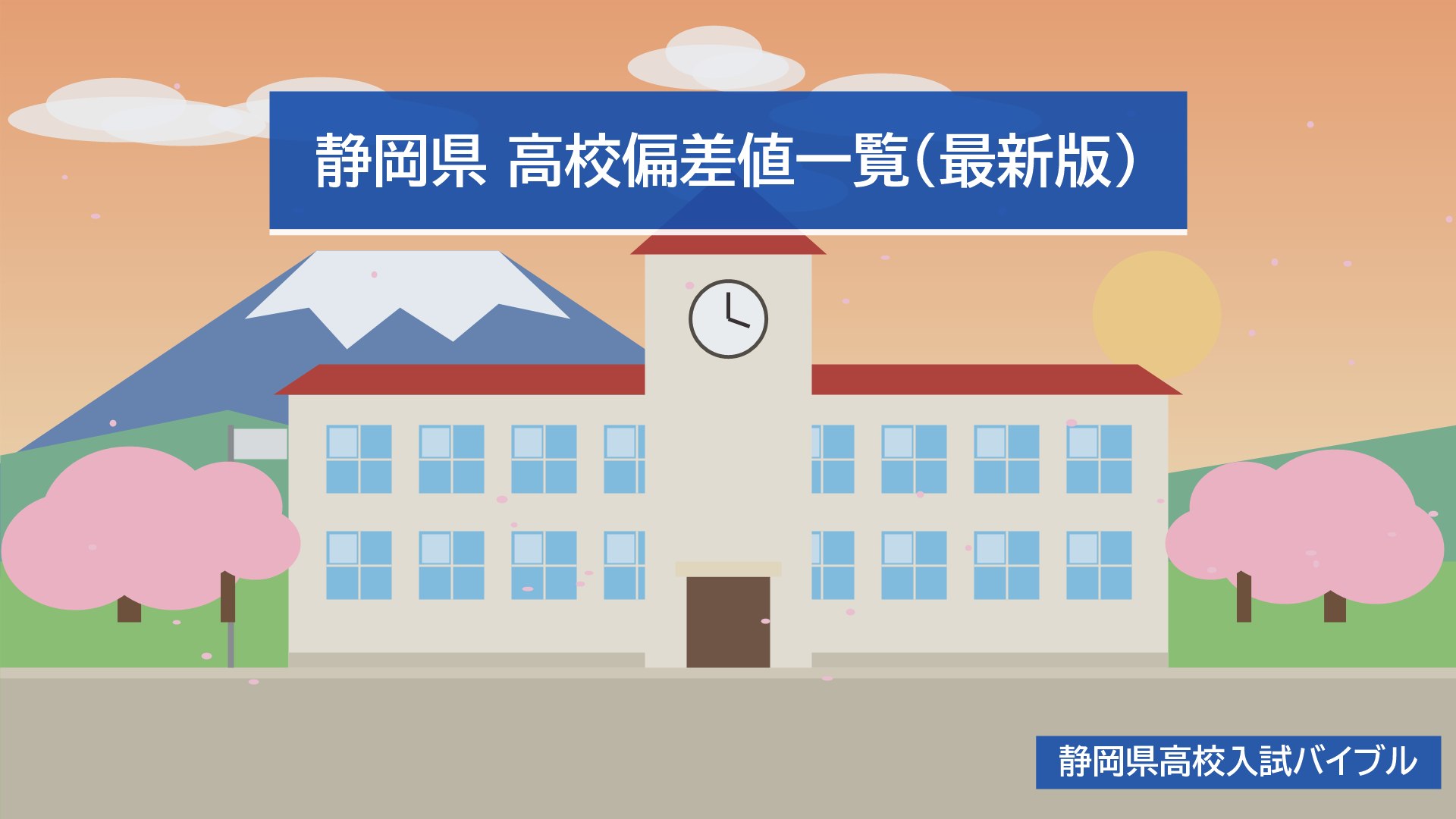 静岡県 高校偏差値一覧(最新版)