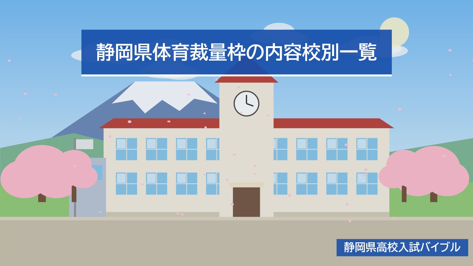 静岡県体育裁量枠の内容校別一覧